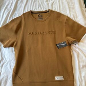 Alphalete Brown Short Sleeve Tee